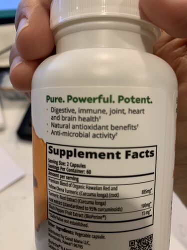 Olena Gold supplement label review photo